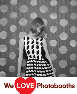 Photo Booth Background 13 Black and White