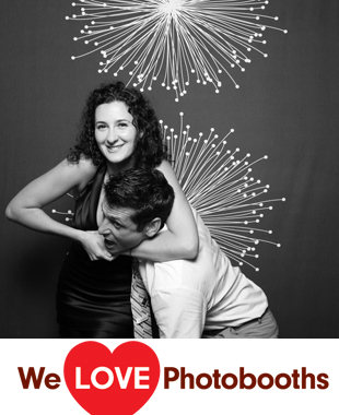 Photo Booth Background 18 Black and White
