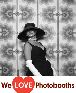Photo Booth Background 19 Black and White