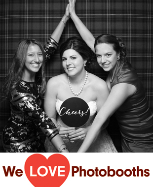 Photo Booth Background 20 Black and White