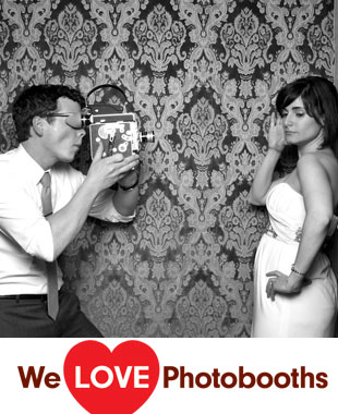Photo Booth Background 8 Black and White